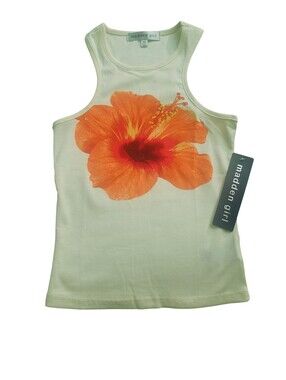Madden Girl Ribbed Racerback Tank Top